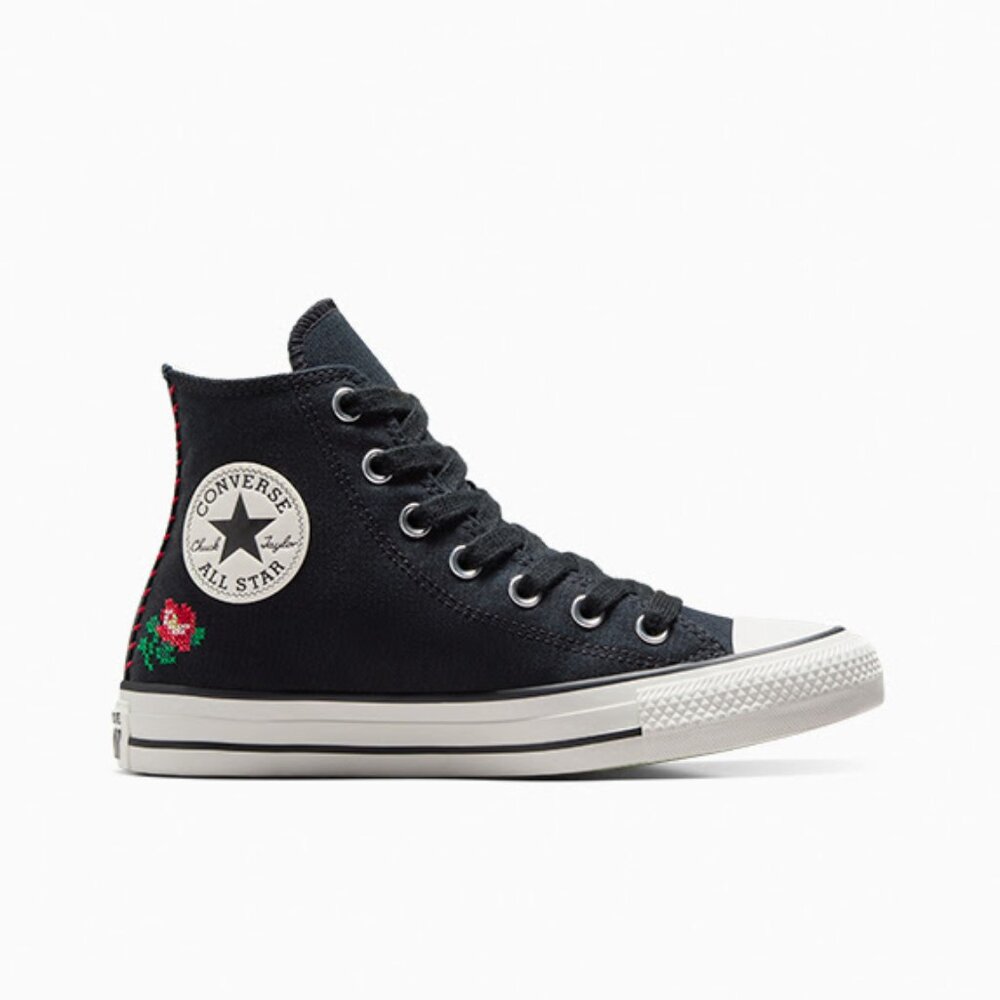 Chuck Taylor All Star Rose Cross Stitch
